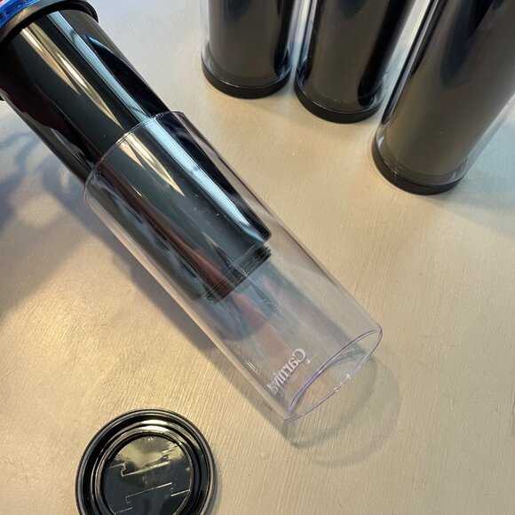 4 Carnival Cruise Ship NEW Souvenir Port Photo Display Cups Lids - Picture 7 of 11